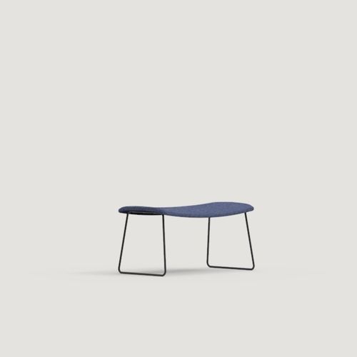 Repose-pied contemporain - ICS - CAPDELL - en tissu / en métal