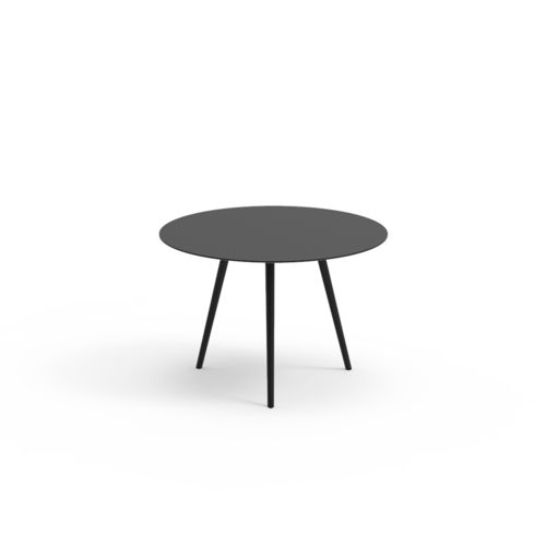 Table contemporaine - GAZELLE  - CAPDELL - en chêne / en HPL / avec piètement en aluminium