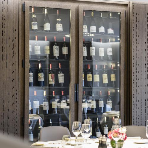 Cave à vin pour restaurant - BEEF & CO. - PROVINTECH - encastrable / en acier inoxydable / vitrée