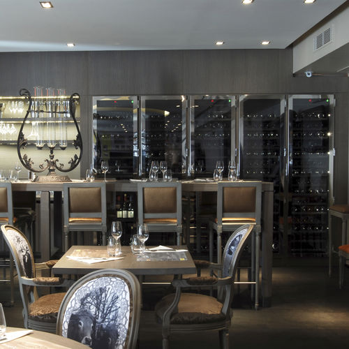 Cave à vin pour restaurant - LA MAISON DE L'AUBRAC - PROVINTECH - encastrable / en inox / en bois