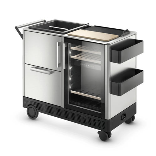 Chariot à boissons - MoBar 550 S - Dometic Professional - pour hôtel / réfrigéré / en acier
