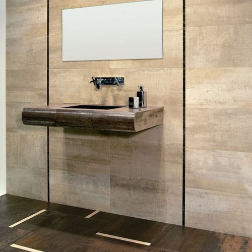 Carrelage en grès cérame - NANO CORTEN - ARTISTIC TILE - poli / d'intérieur / mural