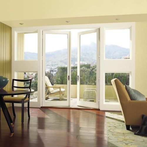 Porte-fenêtre battante - WOOD-ULTREX: OUTSWING  - INTEGRITY - en bois / en fibre de verre / à double vitrage