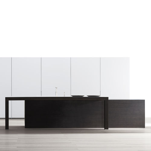 Cuisine contemporaine - CUSAN ROBLE 68 BUNOTTE BLANCO  - MUEBLES DOCA - en bois / avec îlot / laquée