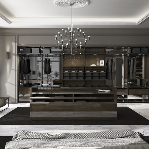 Dressing mural - BARNA TINT BRILLO - MUEBLES DOCA - contemporain / en noyer / en verre