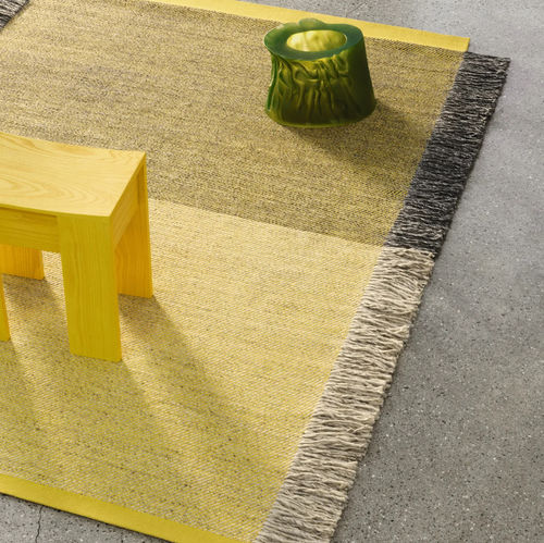 Tapis Kilim - FRINGE - KVADRAT - contemporain / à motif / en laine