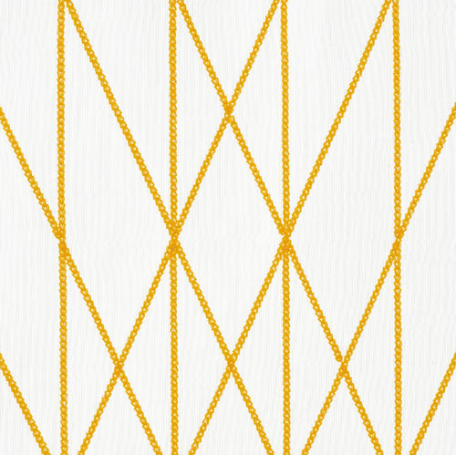Tissu pour rideaux - CHAINETTE  - KVADRAT - à motif géométrique / polyester FR / lavable