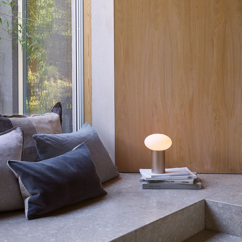 Lampe de table - ZEPPO  - astro - baladeuse / en aluminium / en verre