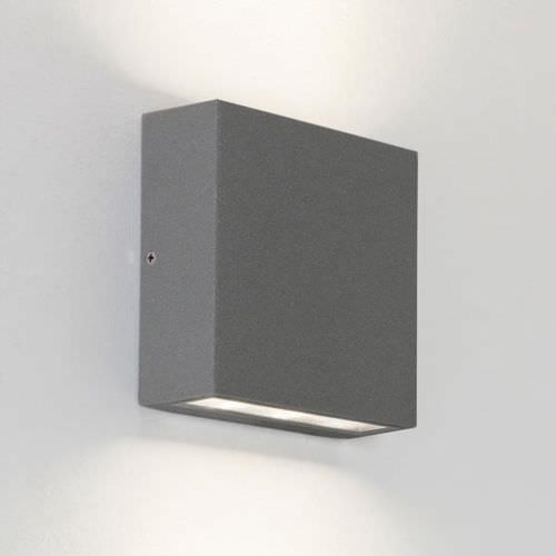 Applique murale contemporaine - ELIS TWIN 7204 - astro - d'extérieur / en acier / carrée