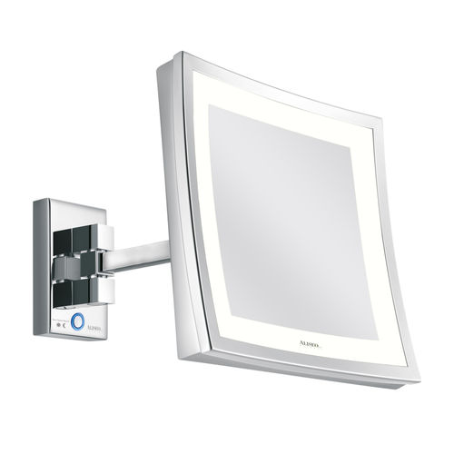 Miroir de salle de bain mural - CUBIK T3 - Aliseo - contemporain / carré / en laiton