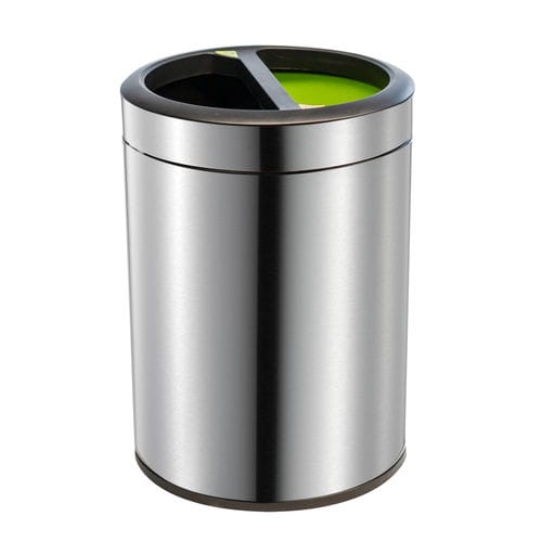 Poubelle publique - HYGIENEEIMER PRESTIGE - Aliseo - en acier inoxydable brossé / en plastique / sans couvercle