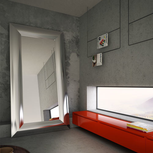 Radiateur sèche-serviettes à eau chaude - MIRROR - AD HOC - 1501 w...2000 w / contemporain / en aluminium