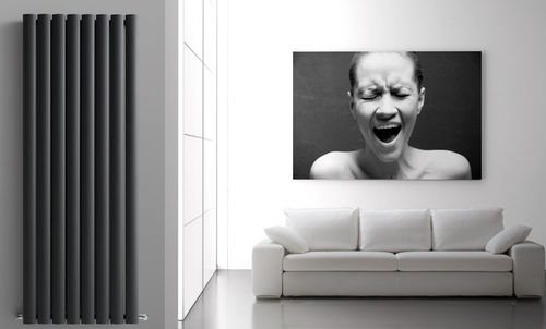 Radiateur à eau chaude - BLOWER - AD HOC - contemporain / en aluminium / mural