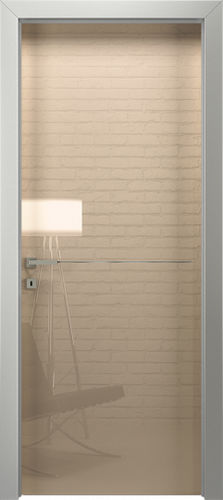 Porte d'intérieur - G-LIKE : 1F - GIDEA - en stratifié / battante / pleine