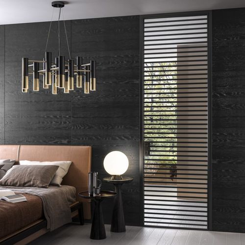 Porte d'intérieur - G-LIKE VERT - GIDEA - en verre / en aluminium / battante