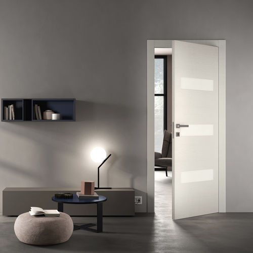 Porte d'intérieur - NO-LIMITS : SAICO 1L3IO - GIDEA - en stratifié / battante / contemporaine