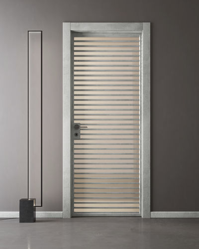 Porte d'intérieur - NO-LIMITS : VIVIA HORIZON - GIDEA - en verre / en stratifié / battante