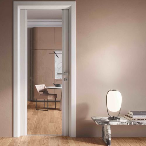 Porte d'intérieur - CLIMB VISCA 1VST - GIDEA - en stratifié / battante / contemporaine