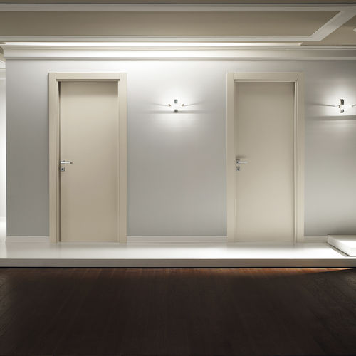 Porte d'intérieur - Brio 1L - GIDEA - en stratifié / battante / contemporaine