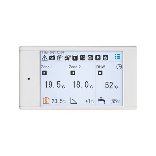 Régulateur de chauffage encastrable - FTC7 - MITSUBISHI ELECTRIC - à distance / tactile