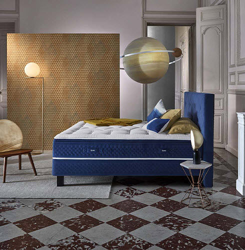 Matelas double - EPHEMERIDES - Epeda - en mousse / à ressorts ensachés / 160x200 cm