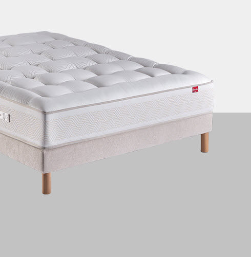 Matelas double - MACASSAR - Epeda - à ressorts ensachés / en latex naturel / 140x190 cm