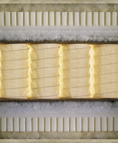Matelas simple - MYTHOS - SCHRAMM - à ressorts ensachés / 100x200 cm