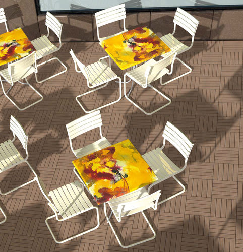 Plateau de table en bois - SCENA : ARTE - WERZALIT - pour restaurant