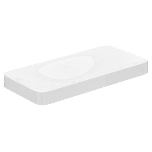 Vasque à encastrer - 31580 - KEUCO - en céramique / avec plan intégré / rectangulaire