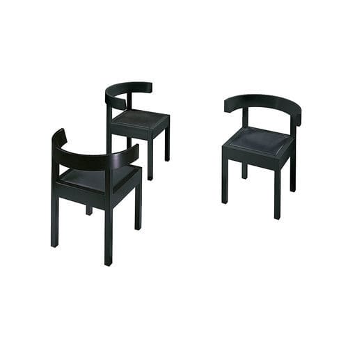 Chaise classique - LEONARDO - DRAENERT - d'intérieur / en cuir / avec piètement en hêtre