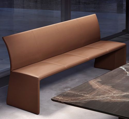 Banquette contemporaine - NOBILE  - DRAENERT - en tissu / en cuir / professionnelle
