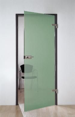 Porte d'intérieur - ALICANTE - SPRINZ - en verre / battante / coulissante