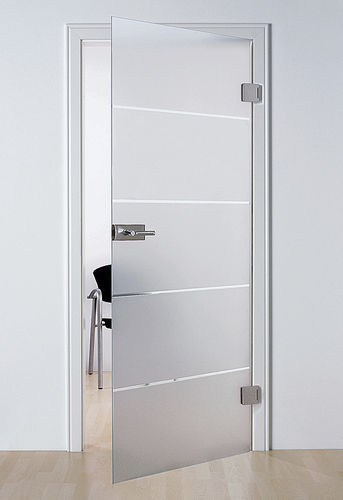 Porte d'intérieur - BAD GODESBERG - SPRINZ - en verre / battante / vitrée