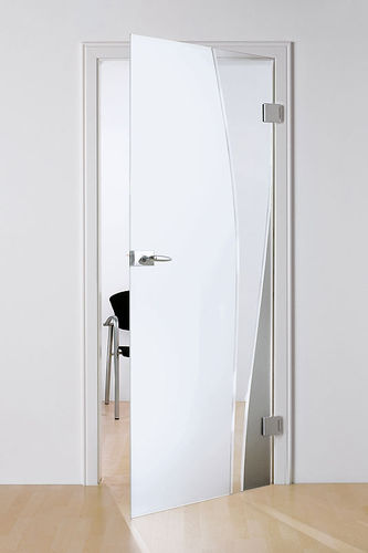 Porte d'intérieur - LA CORUNA - SPRINZ - en verre / battante / vitrée