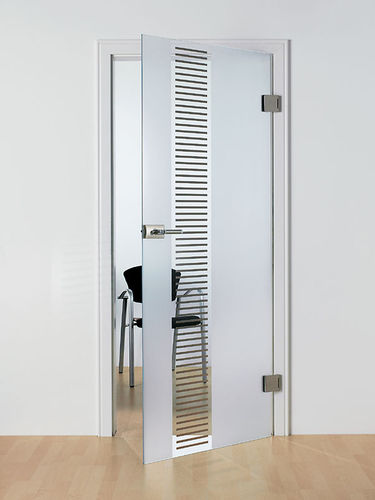 Porte d'intérieur - CASABLANCA - SPRINZ - en verre / battante / vitrée