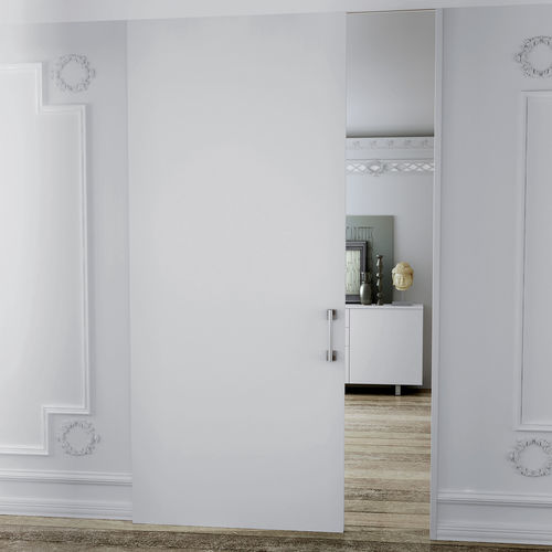 Porte d'intérieur - FLAT - CARRE furniture - en bois / coulissante / pleine