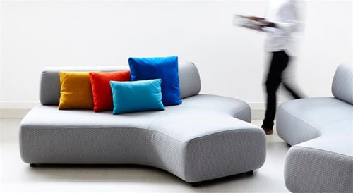 Banquette modulable - CUC - GRASSOLER - contemporaine / en tissu / en cuir