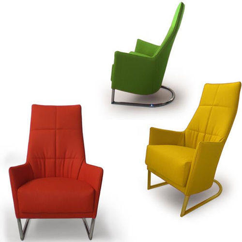 Fauteuil contemporain - PASARELA - GRASSOLER - en tissu / pour établissement public / cantilever