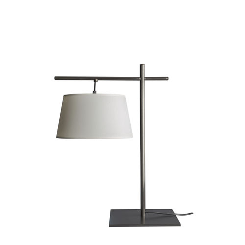 Lampe de bureau - L141 - CASADISAGNE - en laiton / en coton / contemporaine