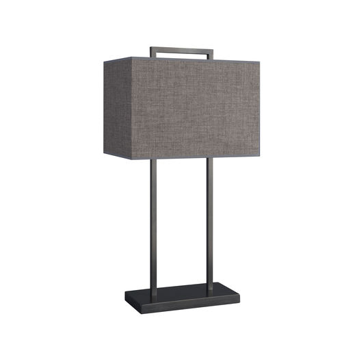 Lampe de table - L75 - CASADISAGNE - en laiton / en lin / contemporaine