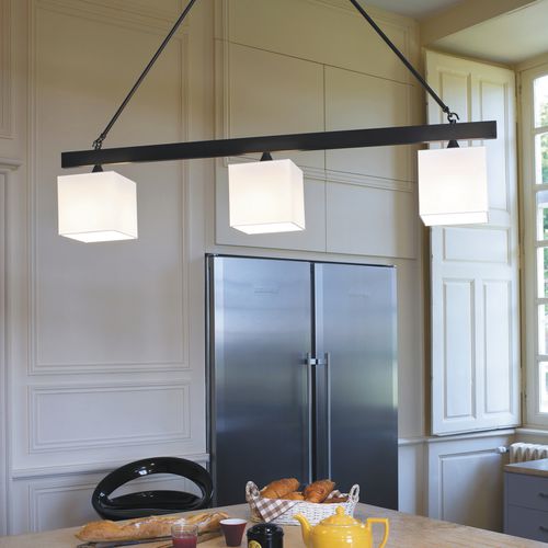 Lustre classique - S14 - CASADISAGNE - en laiton / en coton / professionnel