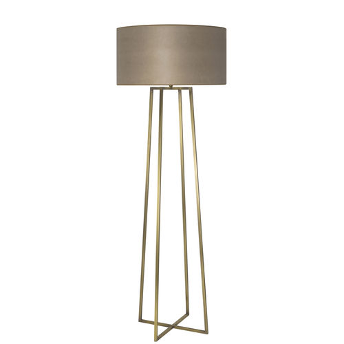 Lampe sur pied - LD76 - CASADISAGNE - en laiton / en coton / classique