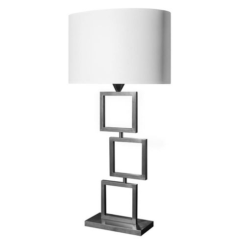 Lampe de table - L183 - CASADISAGNE - en laiton / en coton / contemporaine