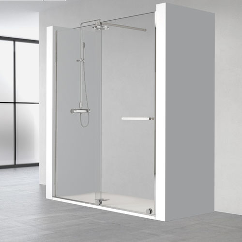 Paroi de douche coulissante - VY-210 - PROFILTEK - fixe / rectangulaire / en niche