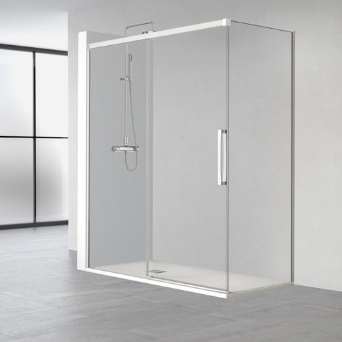 Paroi de douche coulissante - HI-216 - PROFILTEK - rectangulaire / d'angle / en verre trempé