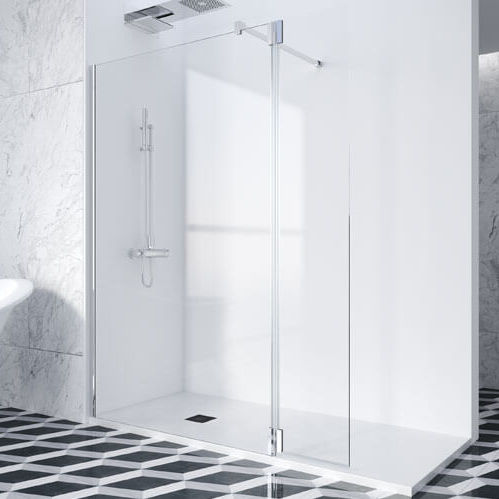 Paroi de douche fixe - FIXE PF-2000 - PROFILTEK - d'angle / en verre trempé / sur mesure