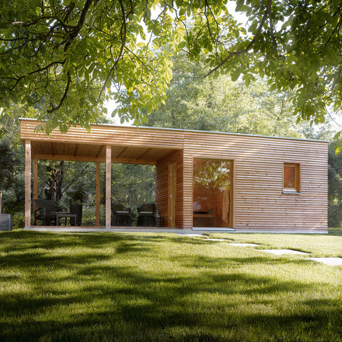Sauna résidentiel - TALO - KLAFS - en bois / pour extérieur / préfabriqué