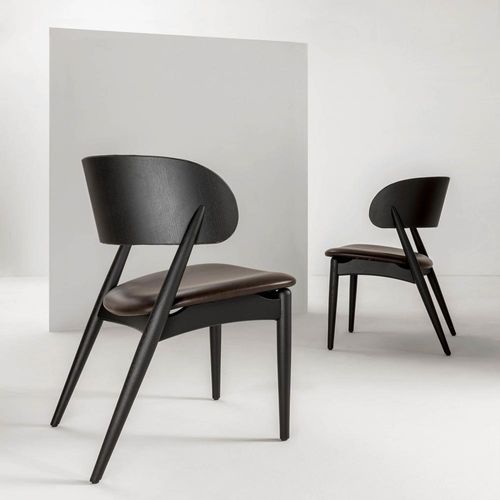 Chaise contemporaine - LV 105  - LAURAMERONI - d'intérieur / en tissu / en velours