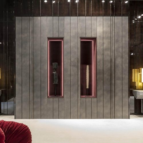 Vaisselier contemporain - Line - LAURAMERONI - en bois laqué / en bois teinté