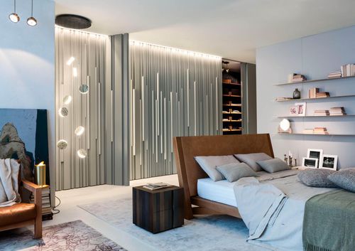 Armoire modulable - Bamboo  - LAURAMERONI - contemporaine / en bois laqué / en bois teinté